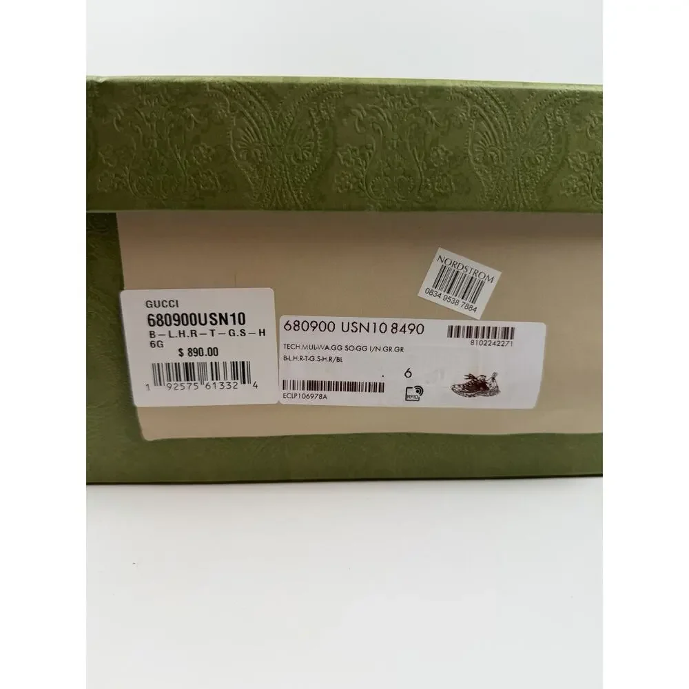 Size 6.5US - Gucci Run GG Red Sneakers NEW